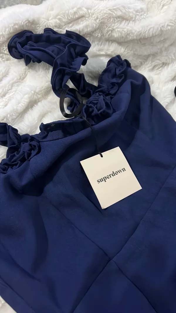 superdown Navy Blue Dress Mini - Image 4