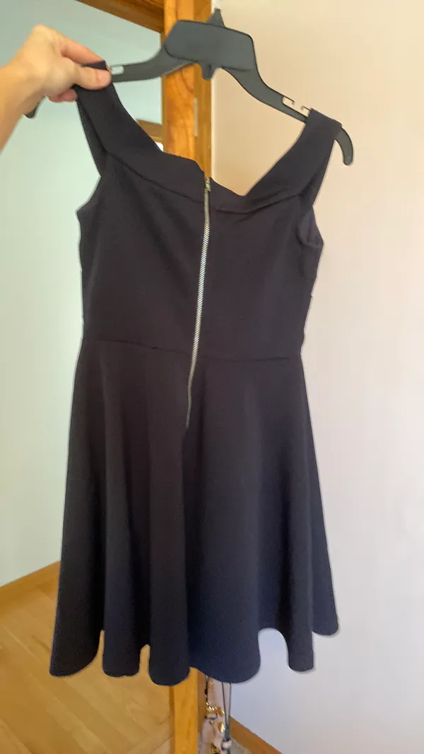 Windsor Navy Short Dress - Image 3