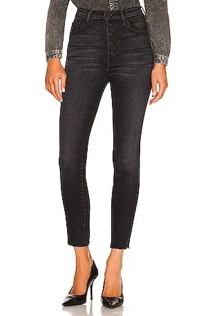MOTHER The Pixie Swooner Ankle Fray Skinny Jeans WOMENS SZ 29 Thunder Road - Image 13