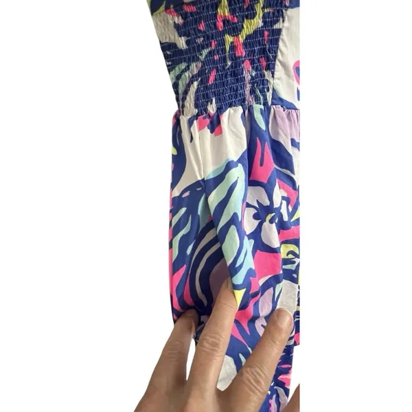 Lilly Pulitzer Christine Sundress‎ Tropical Catwalkin Size 0 Blue Multicolor - Image 5