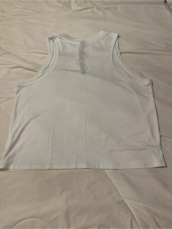 Vuori Energy Top - Classic White Sleeveless Tank Top - Size XL - Image 4
