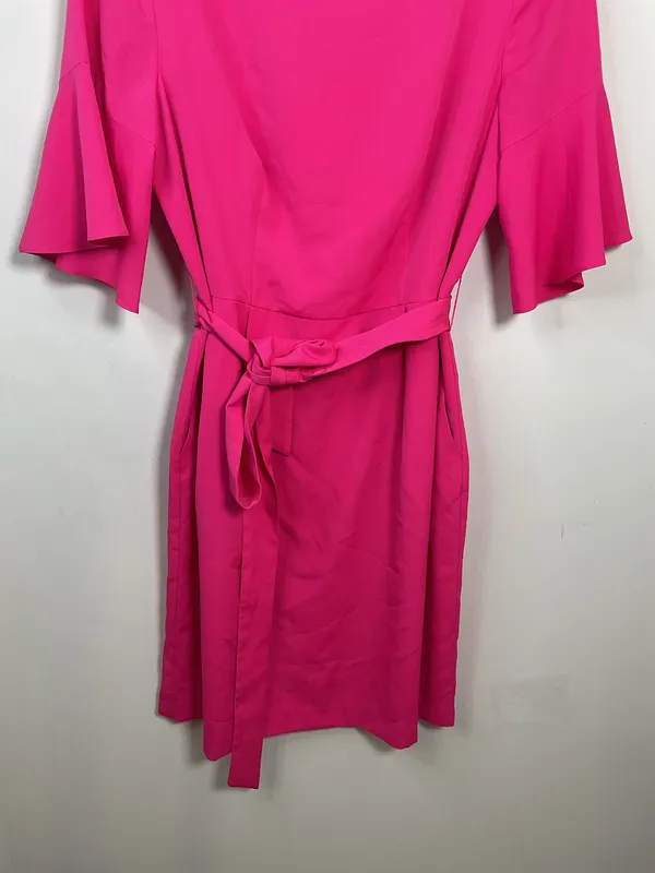Eliza J Hot Pink Sheath Dress Size 8 - Image 3
