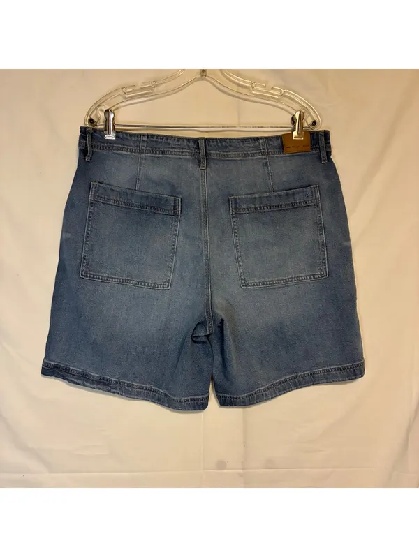 American Eagle Strigid Perfect Denim Bermuda Carpenter Shorts Size 14 - Image 2