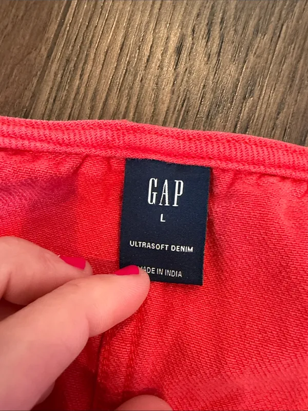 Gap UltraSoft Denim Mini Dress Size Large C71-017 - Image 3