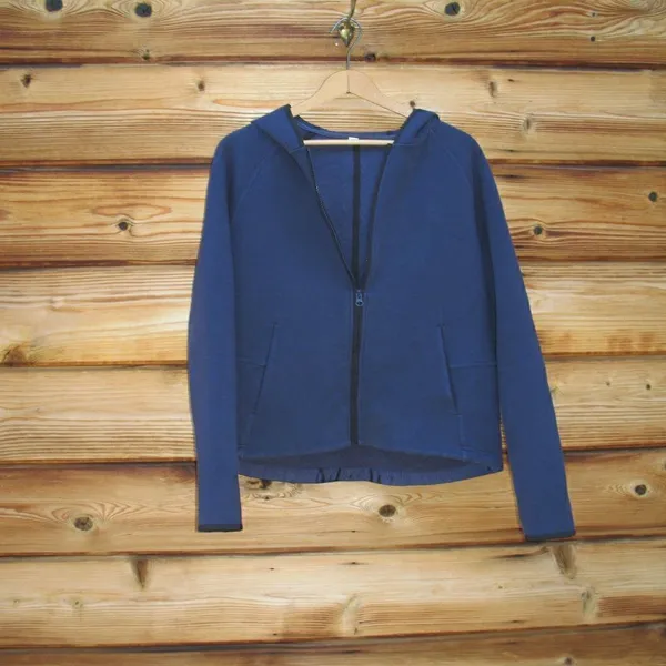 Lululemon City Bound Hoodie Deep Indigo / Heathered Deep Indigo - Image 4