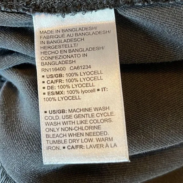 Daily Ritual Womens Jogger Pants Ankle Lyocell Adjustable Waist Black Size 6‎ - Image 7