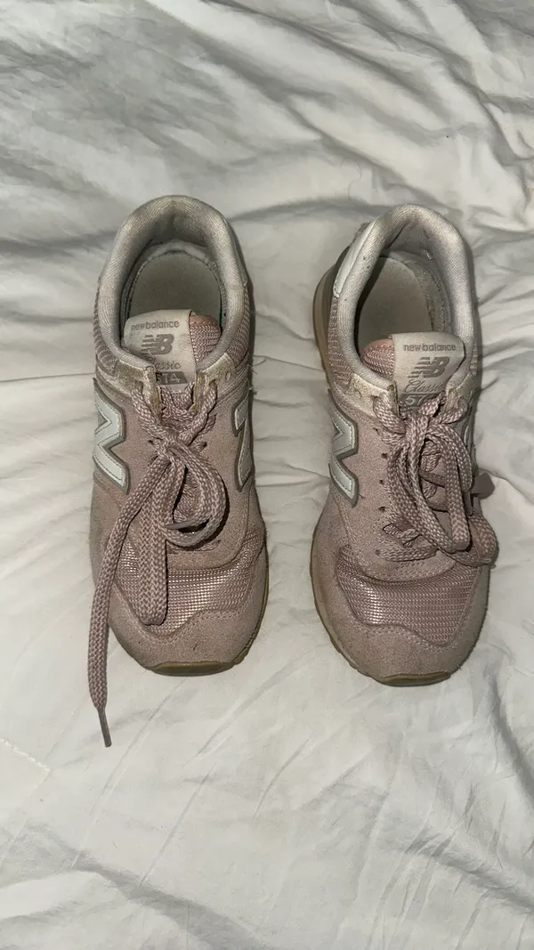 Pink New Balance 574 Sneakers - Image 6