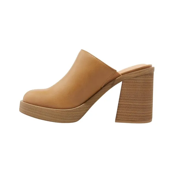 Universal Thread Tess Platform Mule Heels with Memory Foam Insole Tan Brown 11M - Image 9