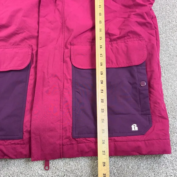 Fielder SonOS 3 Womens Size L Pink Colorblock Fleece Lined Hooded Hiking Parka - Image 6