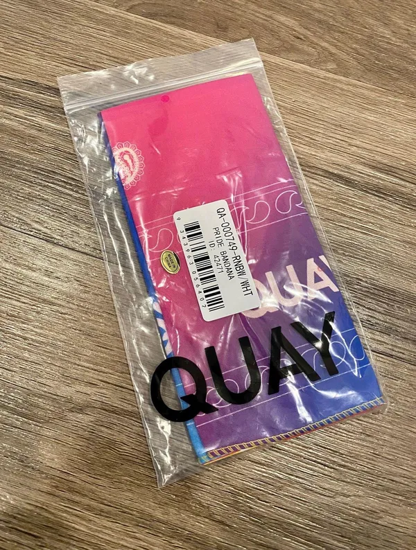 NEW Quay Australia Pride Multi-Color Bandana - Image 2