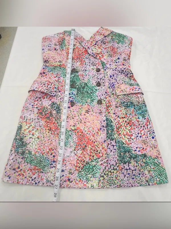 Maeve Strapless Multicolor Confetti-Print Mini Dress - Image 7