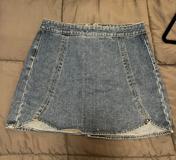 Mini Denim Skirt - Image 2
