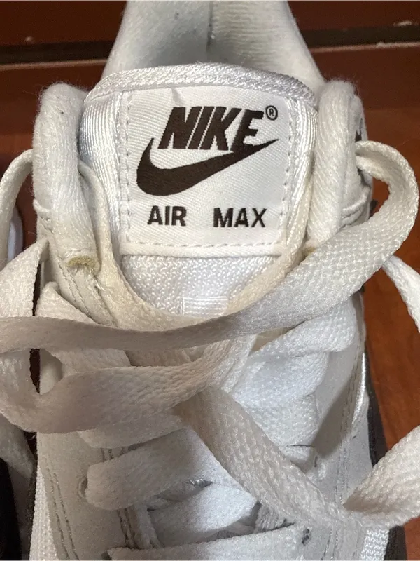 Nike Air Max 1 Black White Retro Sneakers Youth Size 5Y - Image 4