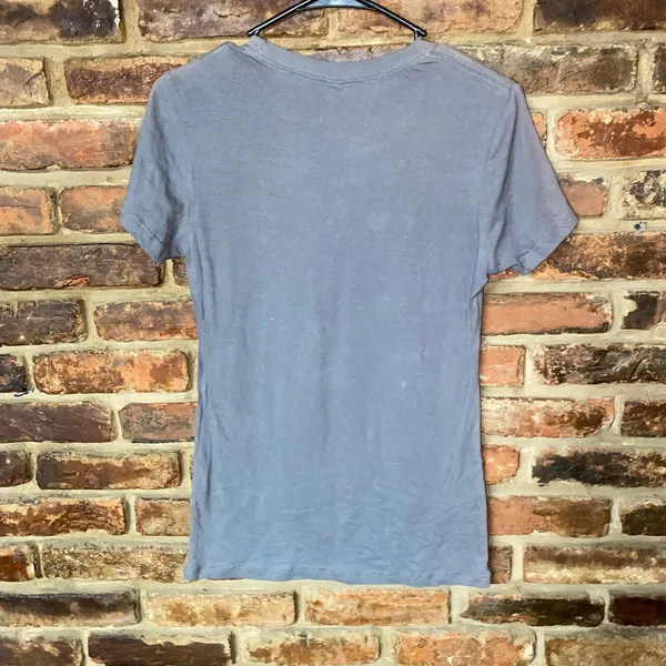 New Los Angeles Rams Next Level Apparel Gray Graphic T-Shirt Women's Size Large - Image 5