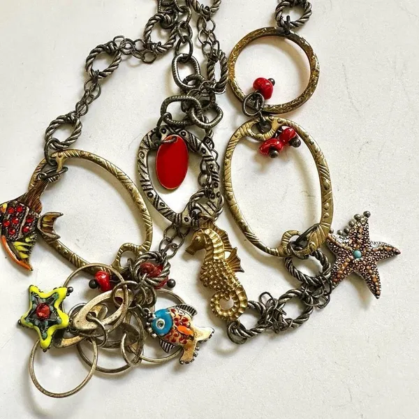 Chico’s long ocean charm necklace - Image 6