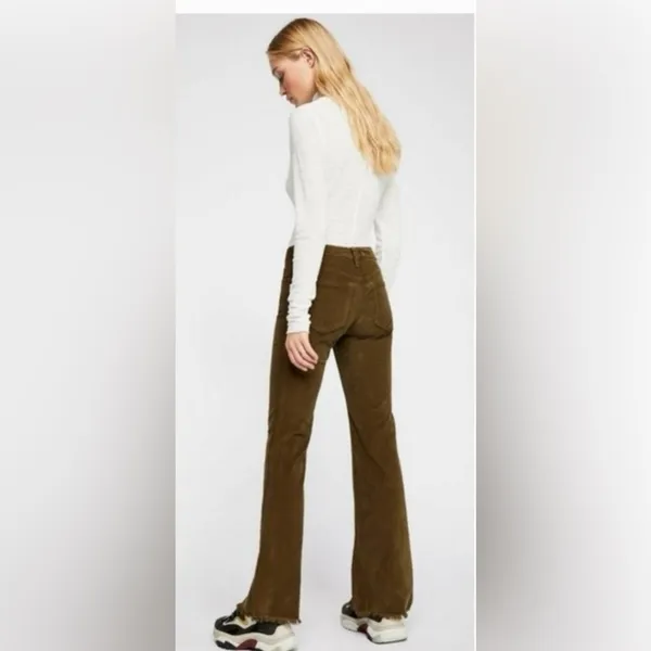 Free People We The Free “Just Float On” Corduroy Flare Pants Size 26 - Image 2