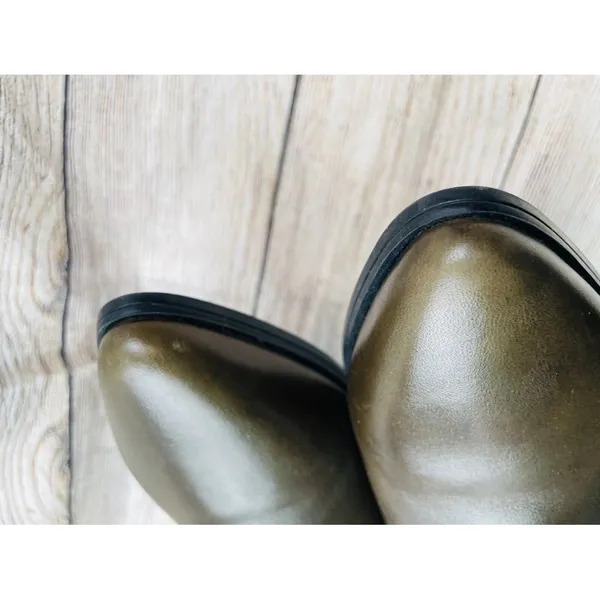 Clarks Ankle Boots Size 11M Artisan Women Brown Leather Side Zip - Image 11
