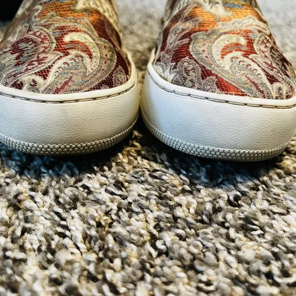 Free People Tapestry Wynwood Slide On Mule Sneaker Shoe Size 6 Slip On Clogs - Image 6