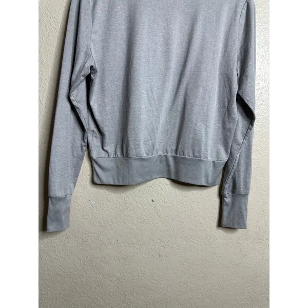 Vuori Daydream Crew Pullover Top size S Heather Grey Ultralightweight - Image 7