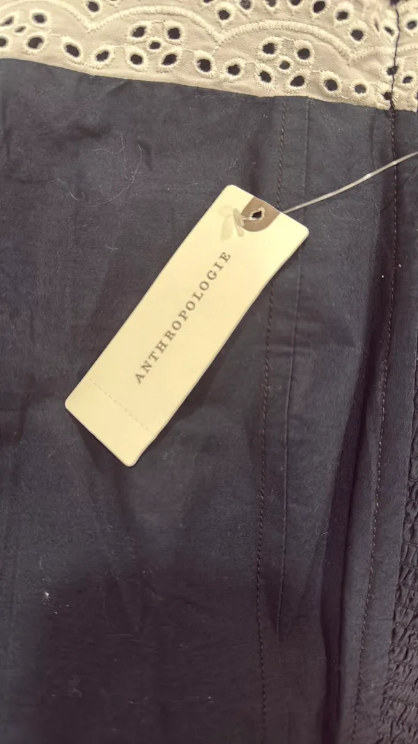 Anthropologie Sleeveless Poplin Midi Dress - Image 3