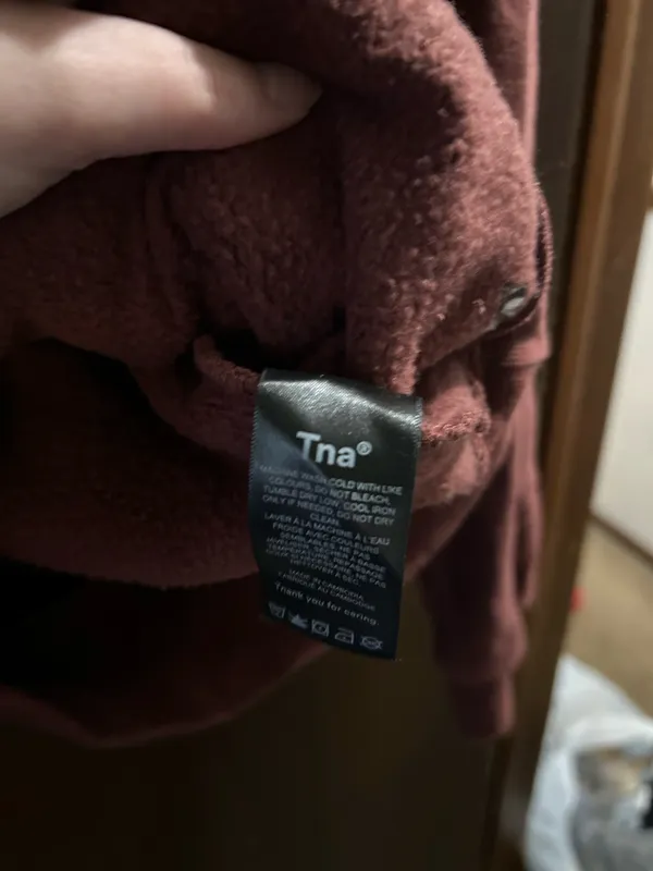 TNA Aritzia Hoodie Cozy Fleece - Image 5
