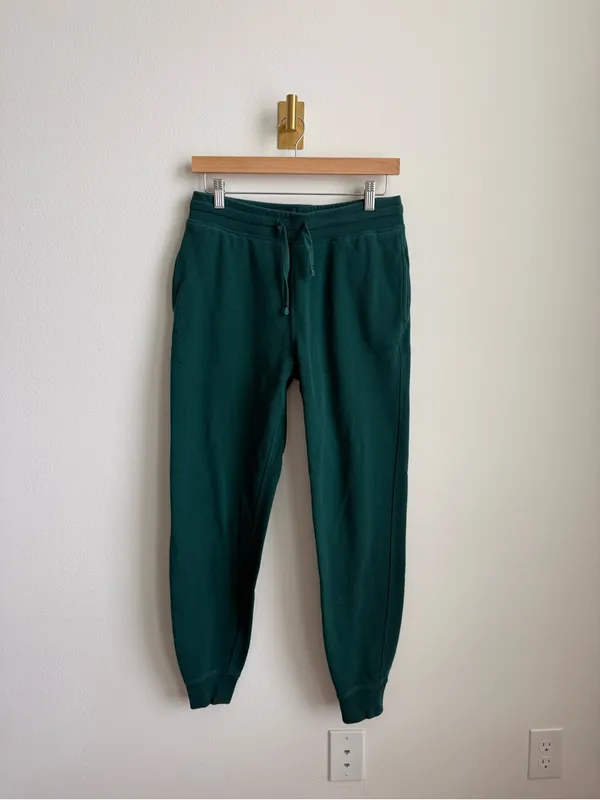 Richer Poorer Dark Green Drawstring Jogger Sweatpants Small - Image 2