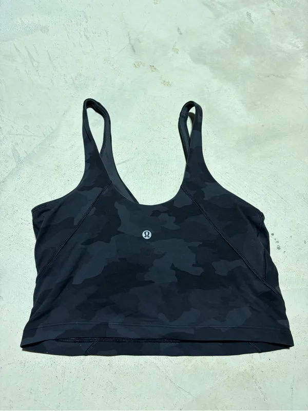 Lululemon Black/gray Camo align tank top 10 - Image 4