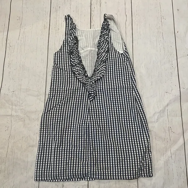 Zara black and white checkered short dress - Image 4