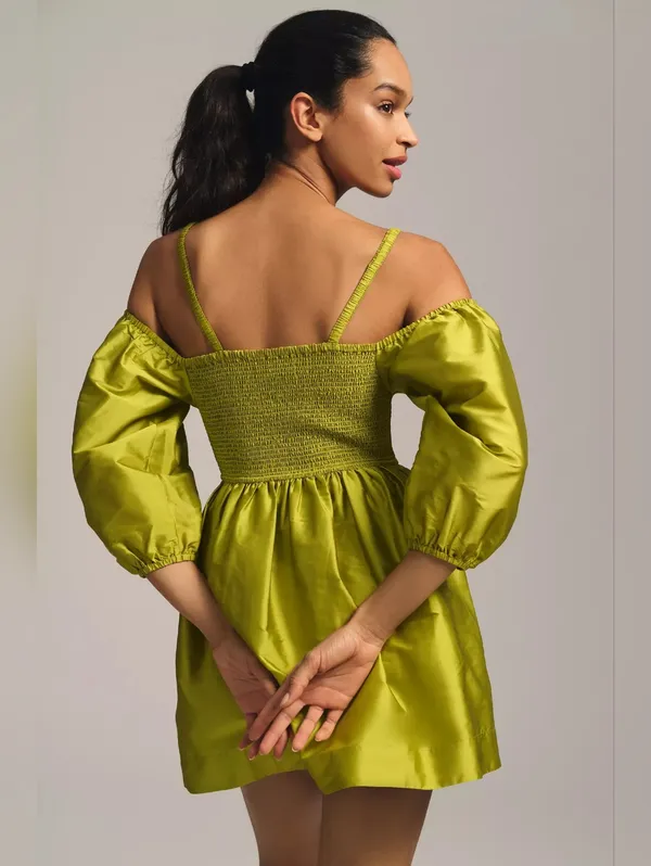 Anthropologie Dhruv Kapoor Corset Mini Dress - Image 2