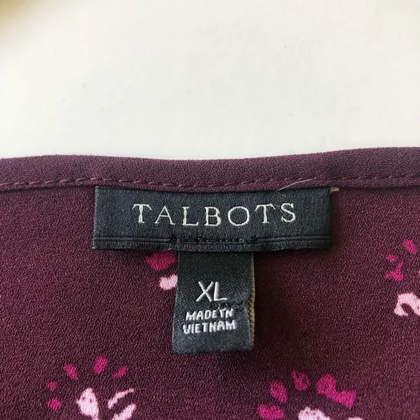 Talbots XL Semi Sheer Blouse - Image 6