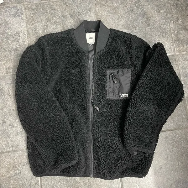 💜Vans Womens Misty Fog Shearling Jacket, XS - Image 5