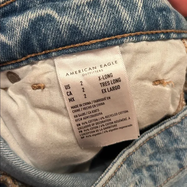 American Eagle Outfitters Light Blue Denim Jeans - Image 6