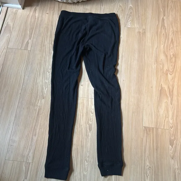 Z Supply Charcoal Ribbed Lounge Pants - Image 3