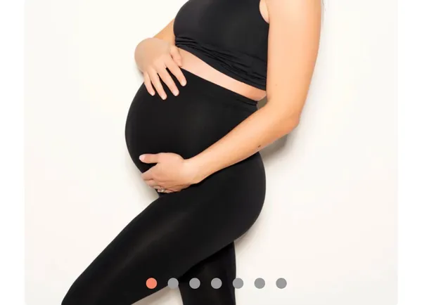 Mamafique Maternity Leggings Black Size XL - Image 2
