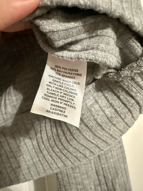 Abound Gray Mock Neck Sweater - Image 3