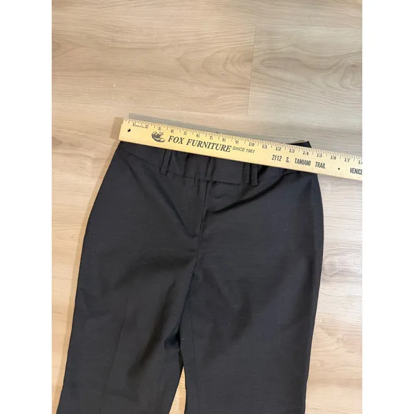 Ann Taylor Curvy Trousers Brown 2 Womens‎ Wool Blend Office Career Dress Pants - Image 2