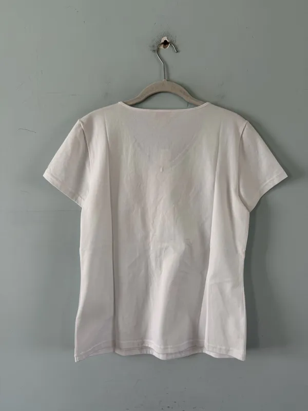 NWT Brooks Brothers Red Fleece White Black‎ Sequin Bow Short Sleeve Shirt - Image 3