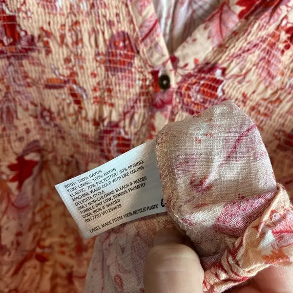 Knox rose smocked floral bohemian top - Image 5