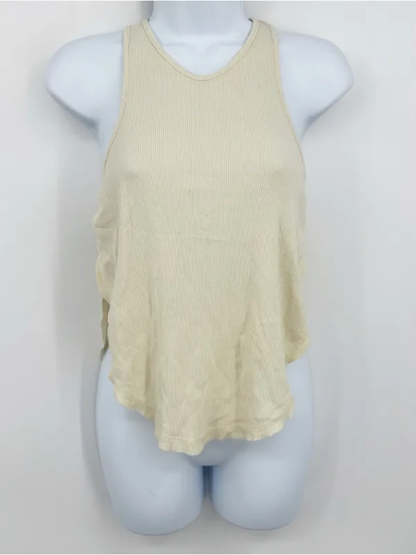 Intimately Free People Cream Boho Tank Top Size Small Basics Lightweight - Image 4