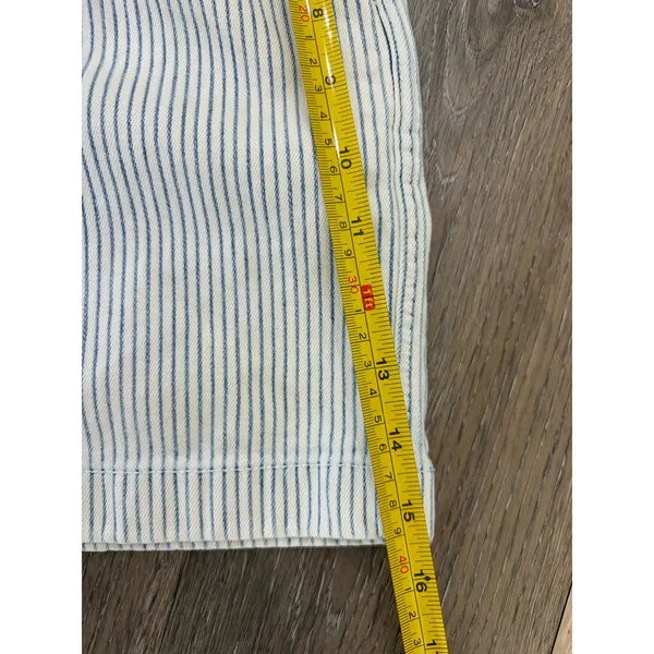Aerie Striped Shorts XXS Elastic Waist Blue White Casual Summer - Image 6