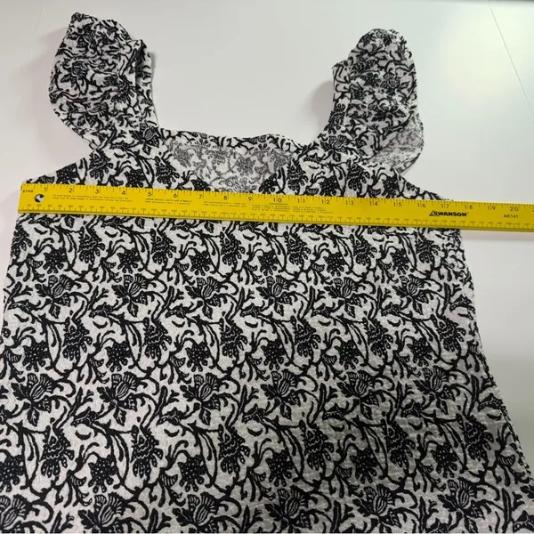 Bundle only! Must be with $15 or more LOFT Black or Dark Navy Ivory Floral Textu - Image 2