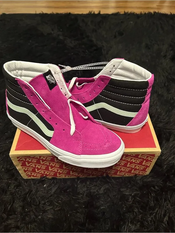 VANS sk8-hi top vintage sport suede lace up skater shoes sneakers women’s 9 new - Image 7