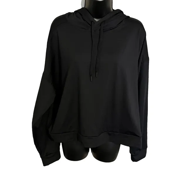 NEW All in Motion Women's XXL Soft Stretch Pullover Hoodie Black NWT - Image 4