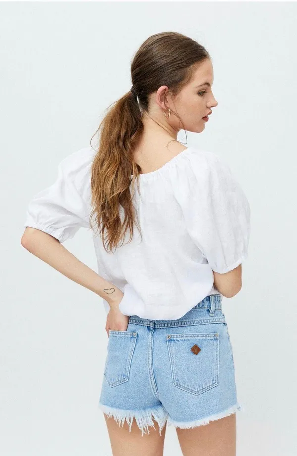 Urban Outfitters brand new high rise denim shorts 24” - Image 5