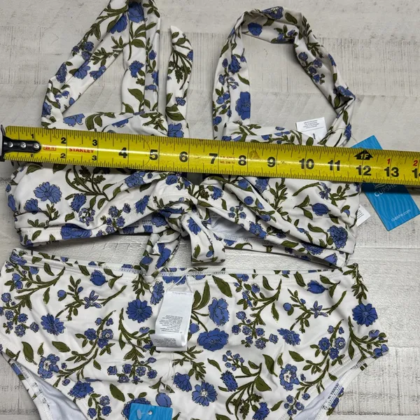Cupshe  Blue Floral Bikini Set - Image 5