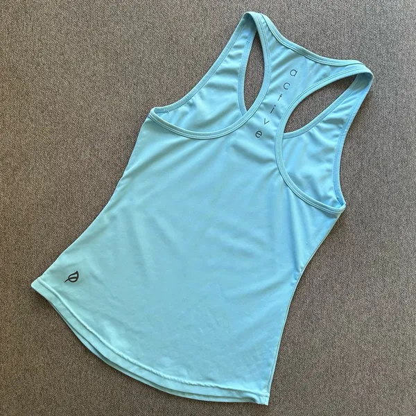 P’tula Bree Racerback Active Tank Top Small Blue - Image 4