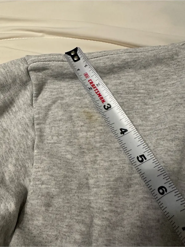 Sporty & Rich Wellness Club Cotton Blend Light Gray Hoodie - Size XL - Image 10