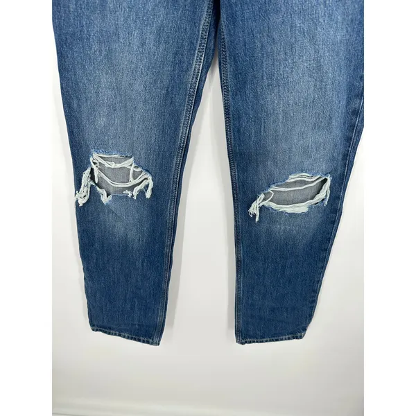 Levi's Womens 26‎ NWOT Low Pro Straight Denim Jeans Loose Distressed Fit Baggy - Image 4