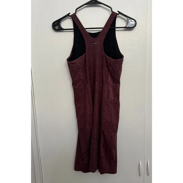 Prana Women's Kimble Athletic Dress in Burgundy Size XS - Image 4