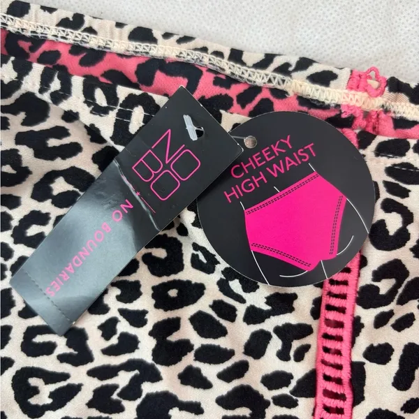 No Boundaries 3X Leopard Print Bikini Bottoms - Image 4